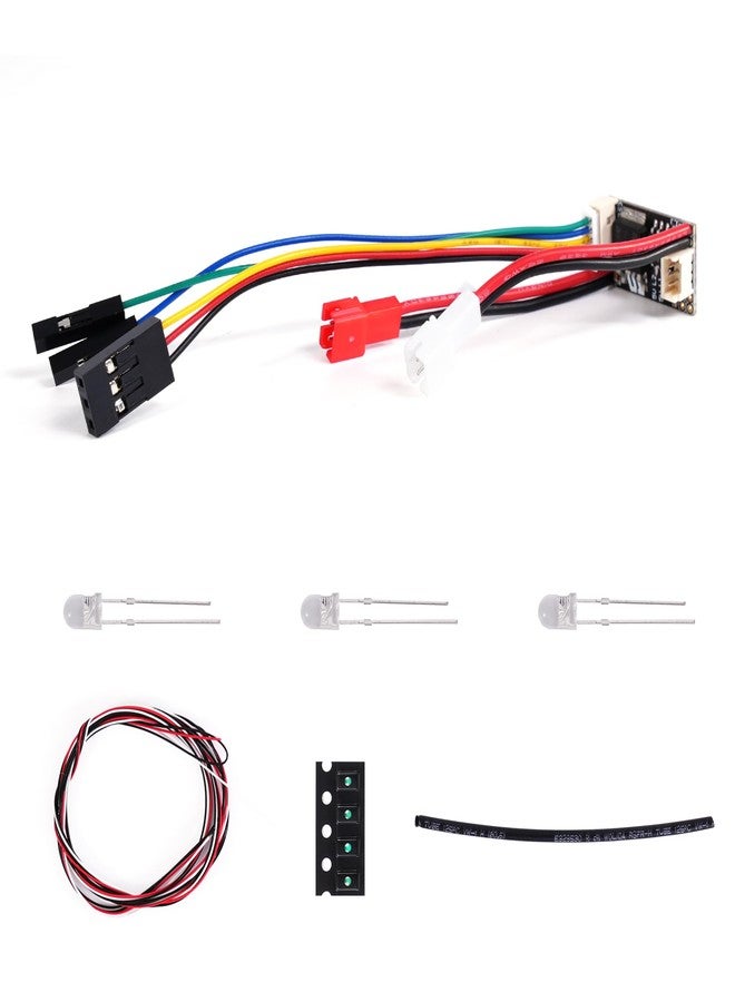 Abendor Mini Brushed ESC Electronic Speed Controller for 1/32 1/35 Orlandoo Hunter A01 A02 A03 P01 P02 X01 X02 M01 M02 RC Car Upgrade Parts Universal(PH2.0) - Image 1